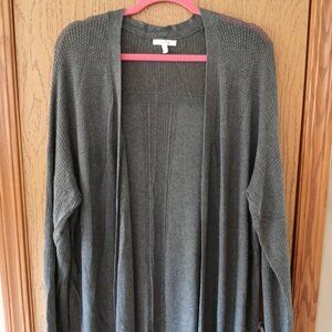 Maurices Gray Open Cardigan XXL